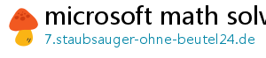 microsoft math solver